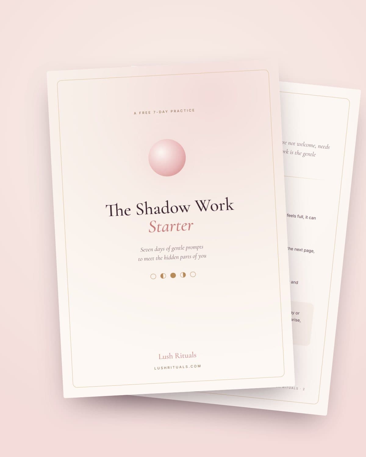 Cover of The Shadow Work Starter, a free 7-day prompts PDF