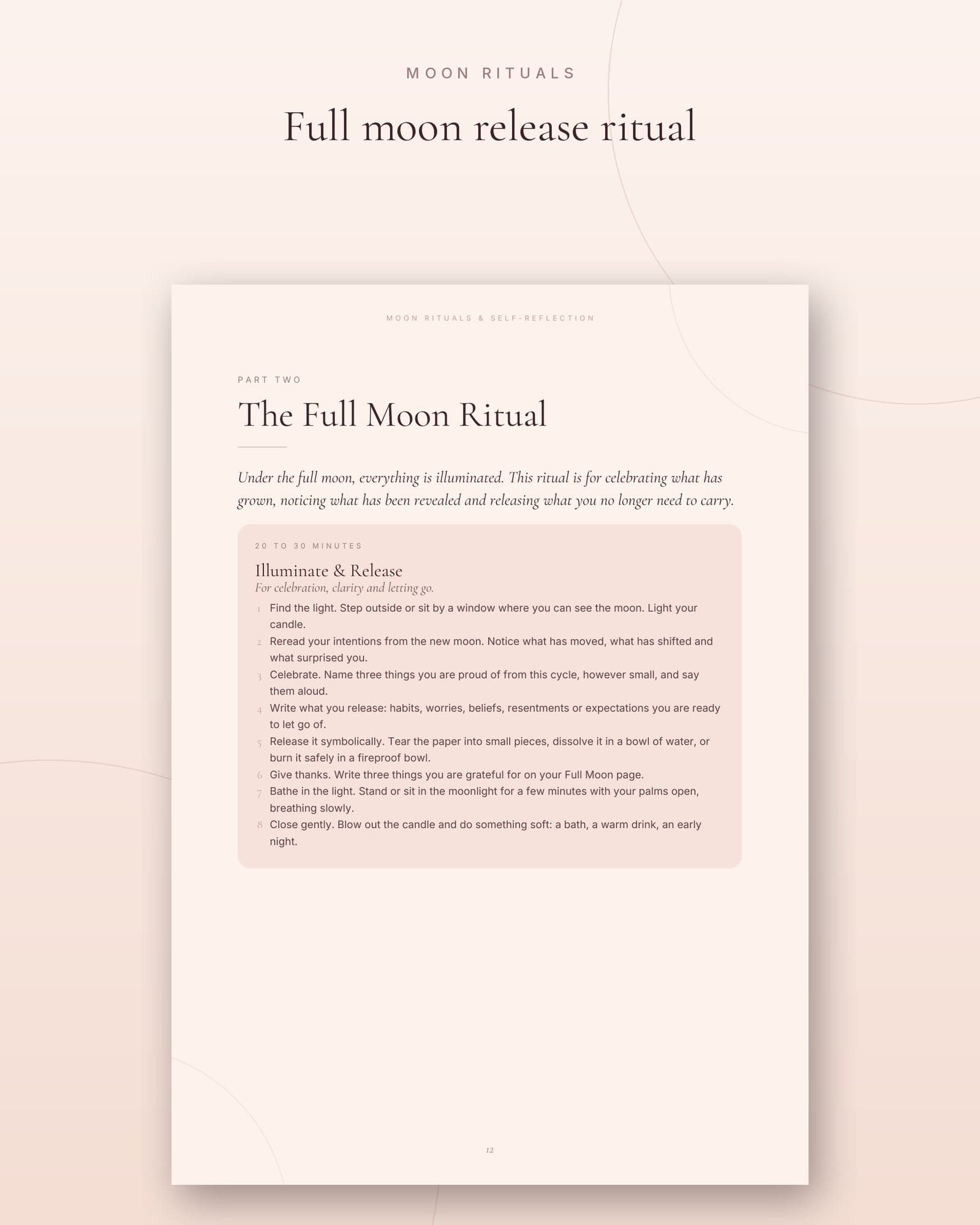 Moon Rituals & Self-Reflection Guide — inside page 7